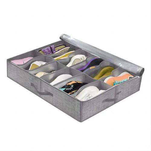 Under bed shoe storage - under,